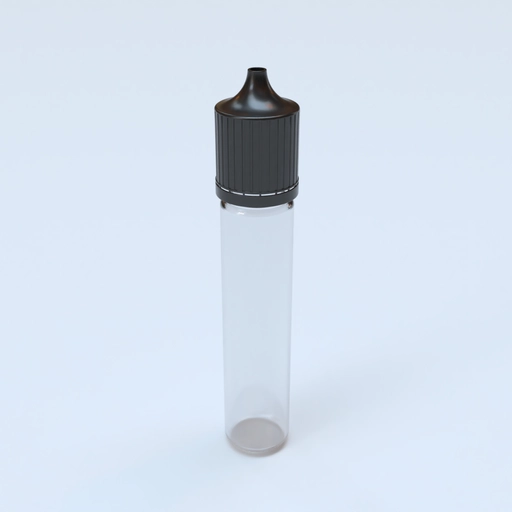 Clear Glass Dropper Bottle Mockup 511641 3D model