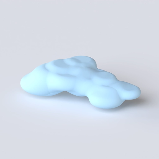 Cloud 1 3D model