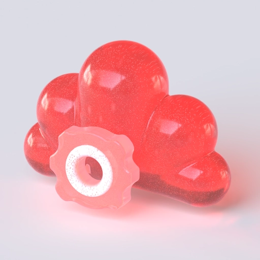 Cloud Icon 2 3D model