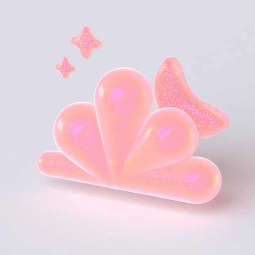 Cloud Icon 4 3D model