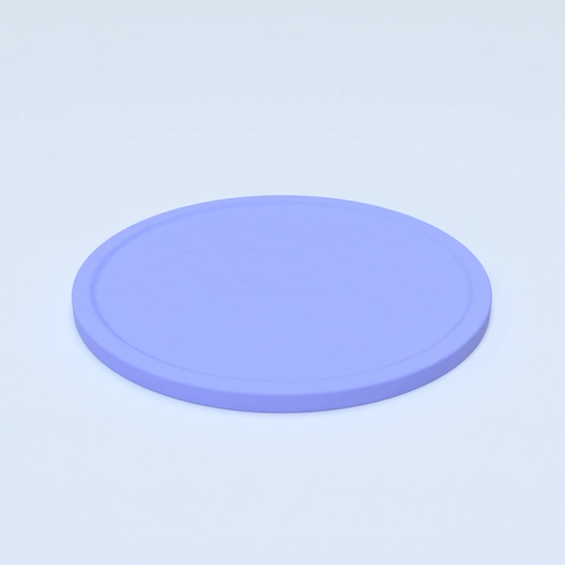 Coaster Template 3D model
