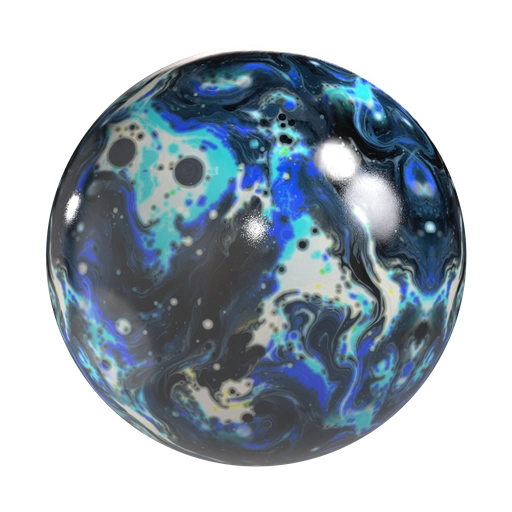 Colored Painted Ceramic 3D material