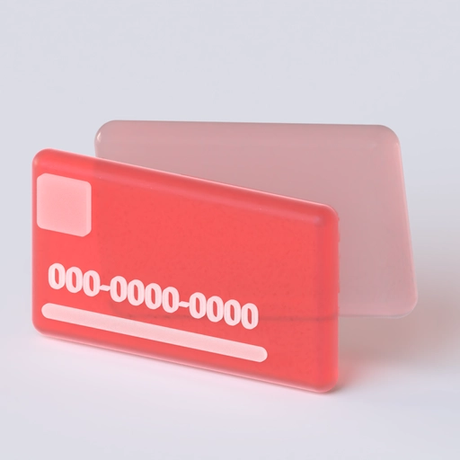 Credit Card 3D model