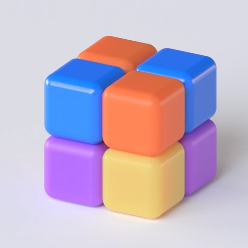 Cube Icon 3D model