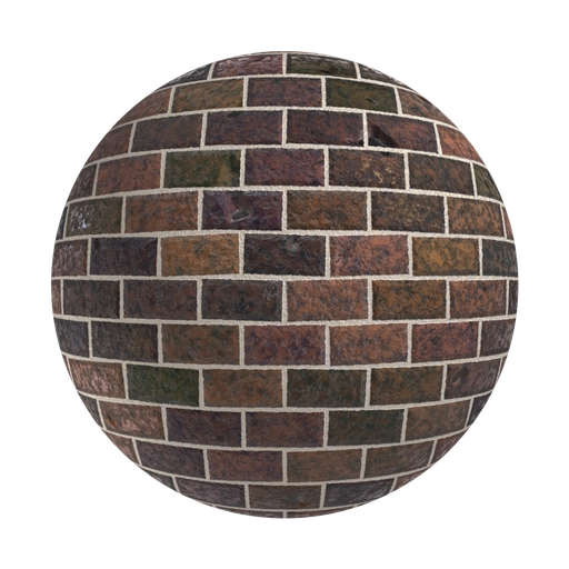 Dark Brick 3D material