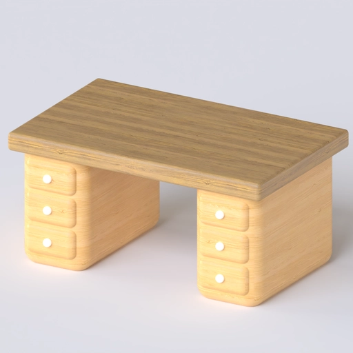 Desk 3D model