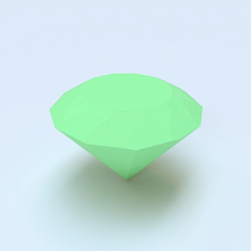 Diamond 3,4mm 3D model
