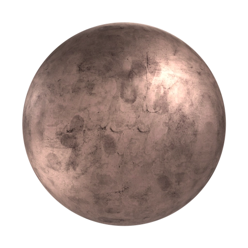 Dirty Copper 3D material