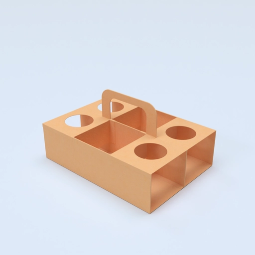Display Box/Stand Six Grids Portable Mockup 171210 3D model