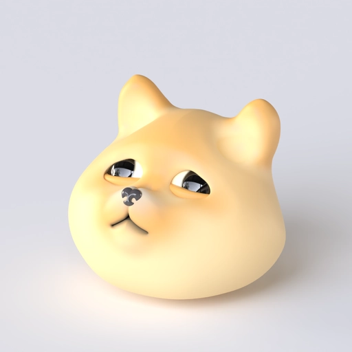 Dog Head 3D model