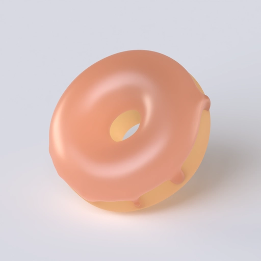 Donut 3D model