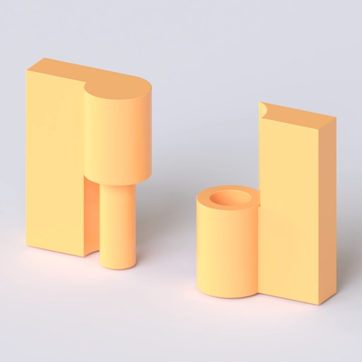 Door Hinge 3D model