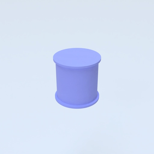 Ear Plug 10mm Template 3D model