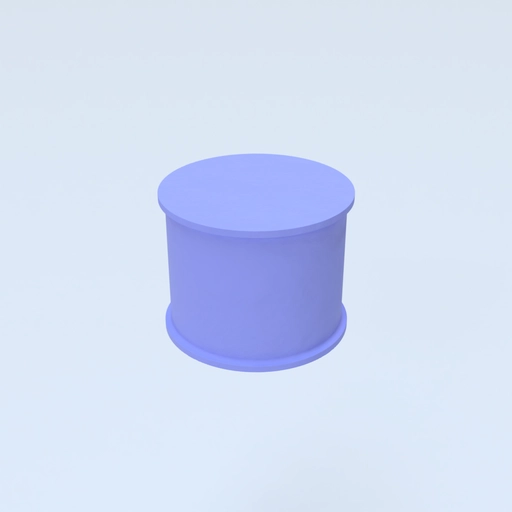 Ear Plug 12,7mm Template 3D model