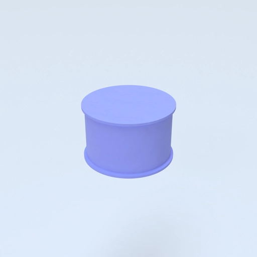 Ear Plug 16mm Template 3D model