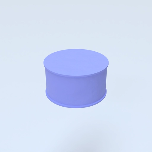 Ear Plug 19mm Template 3D model
