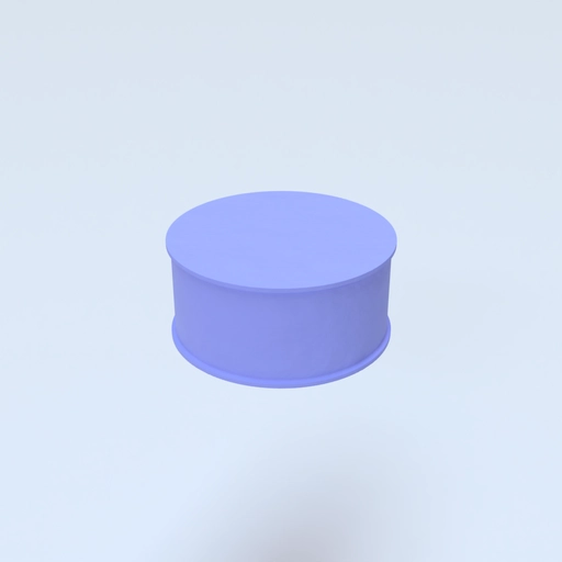 Ear Plug 22mm Template 3D model