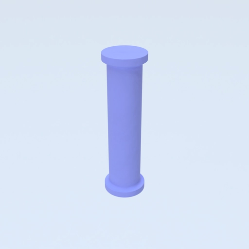 Ear Plug 2,4mm Template 3D model