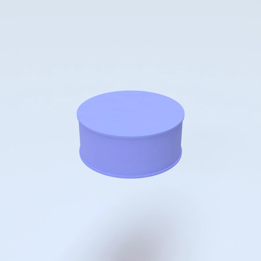 Ear Plug 25mm Template 3D model