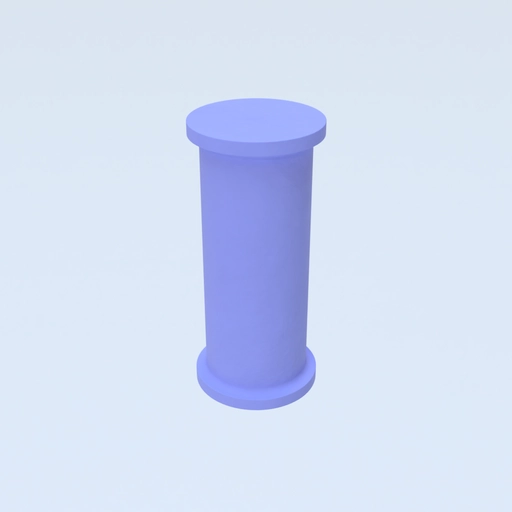 Ear Plug 4mm Template 3D model