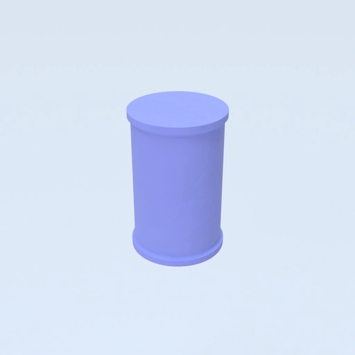 Ear Plug 6,5mm Template 3D model