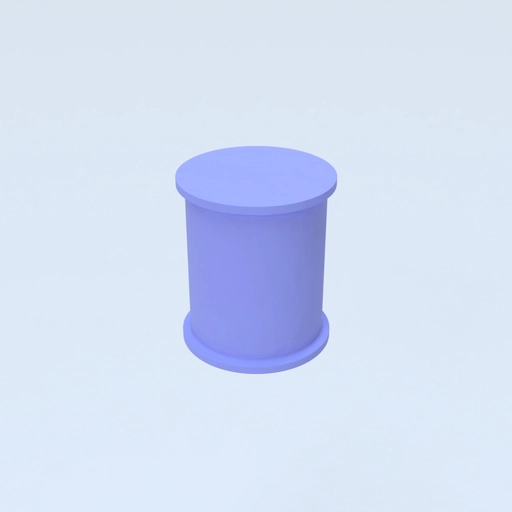 Ear Plug 8,25mm Template 3D model