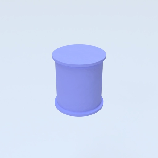 Ear Plug 9mm Template 3D model