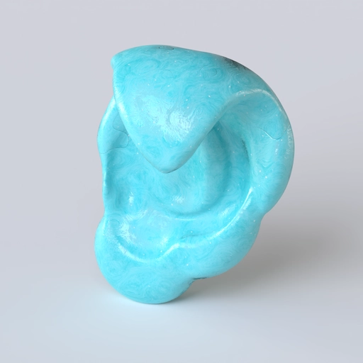 Ears 4 3D model