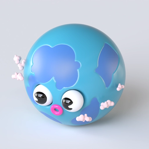 Earth 3D model