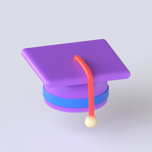 Education Icon 3D model