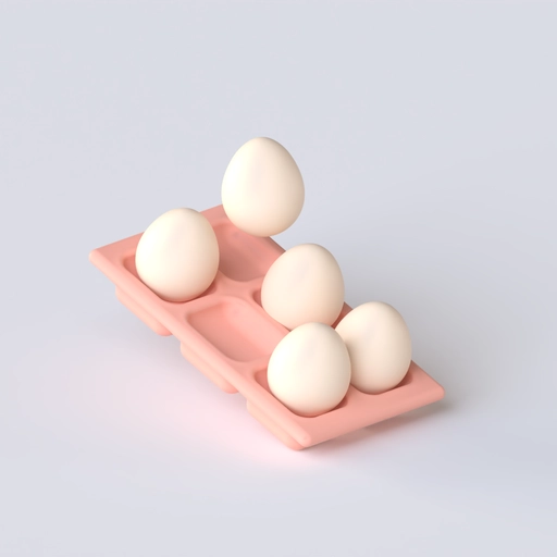Egg Tray 1 3D model
