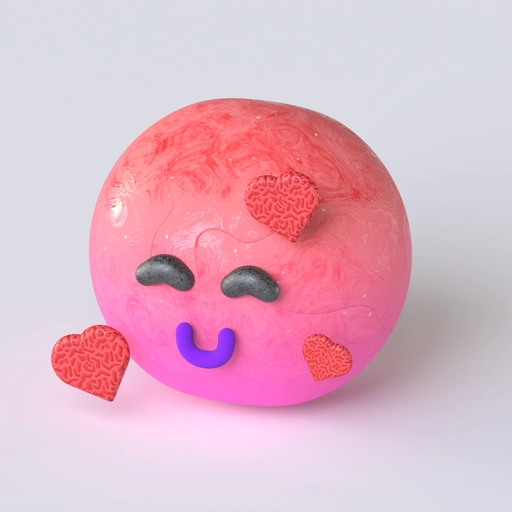 Emoji 12 3D model