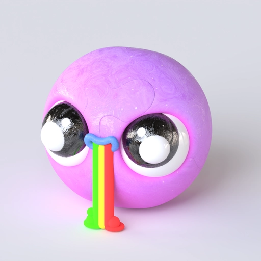 Emoji 16 3D model
