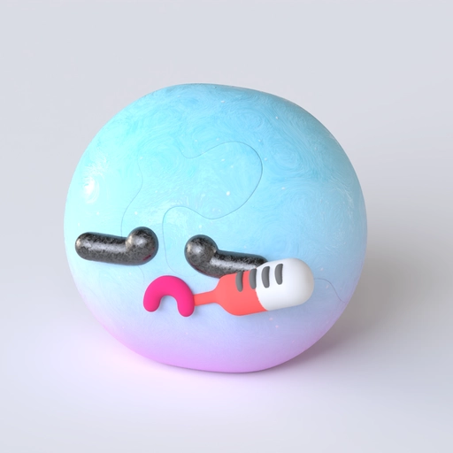 Emoji 6 3D model