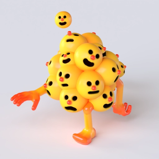 Emoji Character 3D model