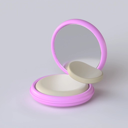 Face Powder 3D model