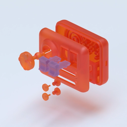 Fidget Cube, a 3D printed product from Womp