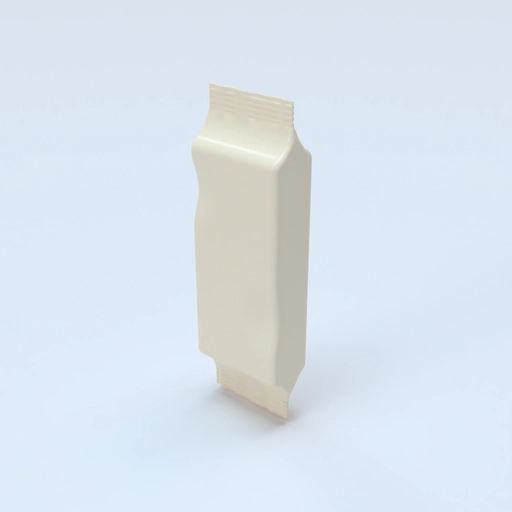 Flexible Packaging Chocolate Bar Mockup 600380 3D model