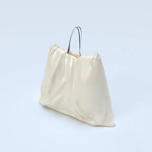 Flexible Packaging Drawstring Bag Mockup 602990 3D model