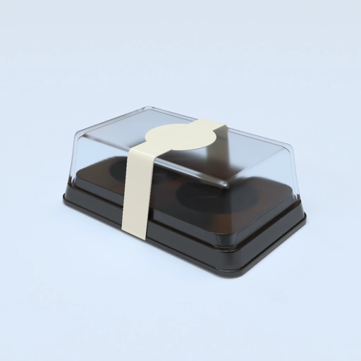Flexible Packaging Plastic Box Sleeve Mockup 602240 3D model