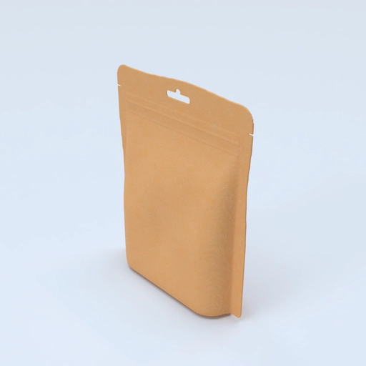 Flexible packaging paper bags stand up pouches mockup 600060 3D model
