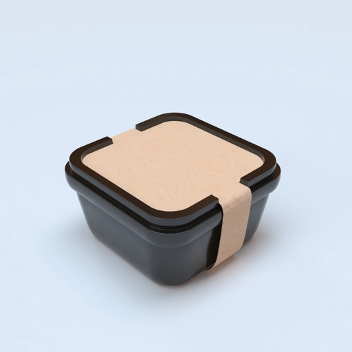 Flexible packaging plastic boxes mockup 601650 3D model