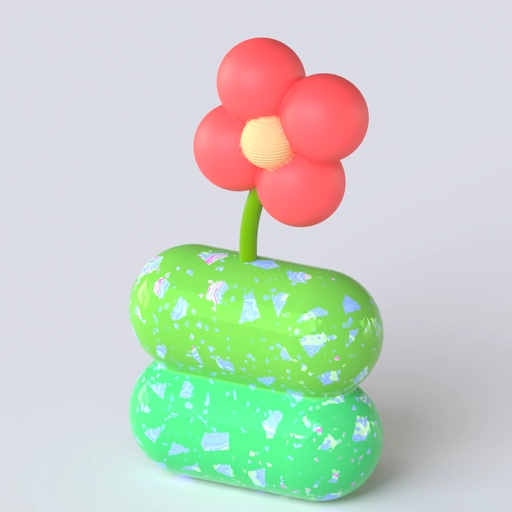 Flower 3D model