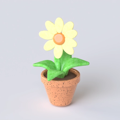 Flower 2 3D model