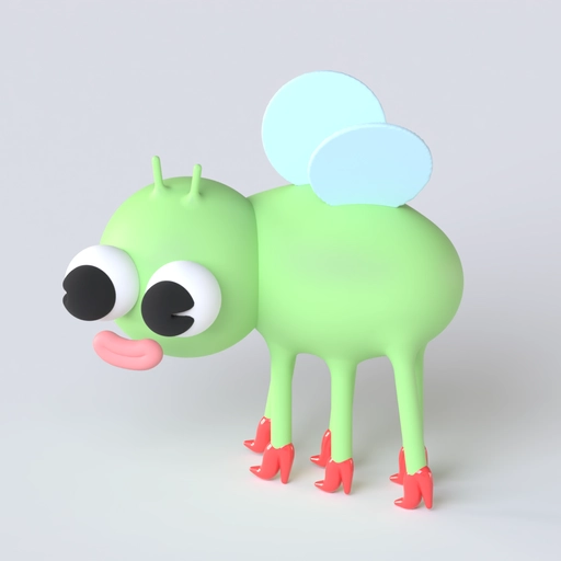 Fly Character 3D model