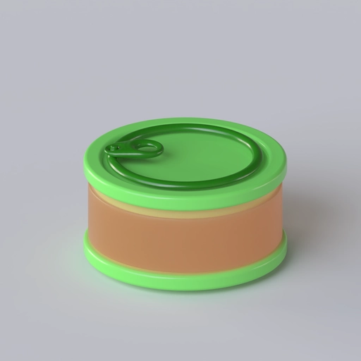 Food Can 3D model