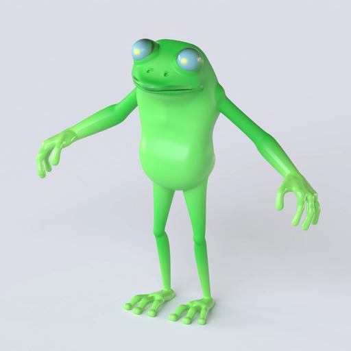 Frog 3D model