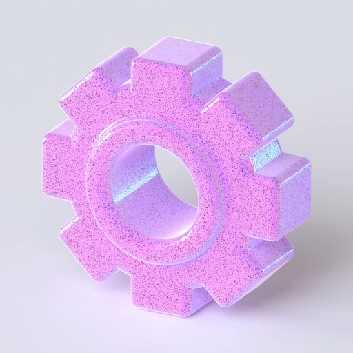 Gear Icon 2 3D model