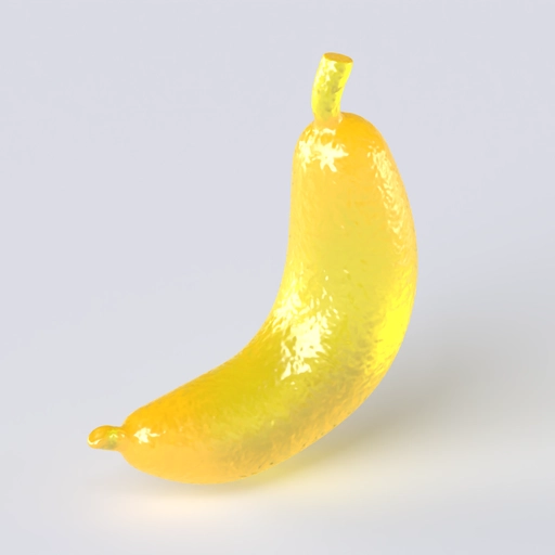 Glass Banana 3D model