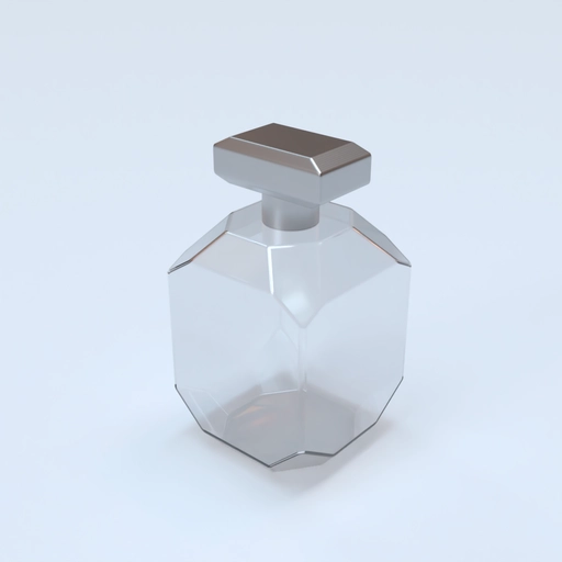 Glass Bottle Product Label Mockup 507670 3D model